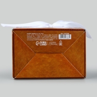 Коробка подарочная новогодняя складная &laquo; Пряничный домик &raquo;, 15 х 18 х 10 см, Новый год