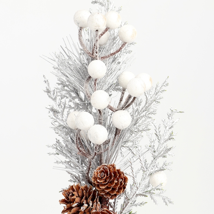 Новогодний декор «Серебрянная веточка», 35 × 16 × 6 см Новогодний декор «Серебрянная веточка», 35 × 16 × 6 см