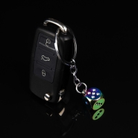 Брелок для ключей Cartage, кубик, металл, перламутровый Брелок для ключей Cartage, кубик, металл, перламутровый