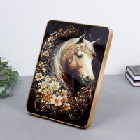 Картина акрил настольная "Царский конь" 25х20 см Картина акрил настольная "Царский конь" 25х20 см