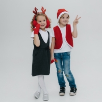 Новый год! Карнавальный набор &laquo;Зимнее чудо&raquo;: ободок-наушники, варежки