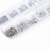 Стразы для творчества холодной фиксации с инструментами и клеем, цвет белый, размер от 1,5-6 мм, подходят для лица и ногтей Стразы для творчества холодной фиксации с инструментами и клеем, цвет белый, размер от 1,5-6 мм, подходят для лица и ногтей
