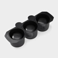 Форма для льда Доляна «Цилиндр», силикон, 21×4,5×9 см, 3 ячейки (5,5×4,5см), цвет чёрный Форма для льда Доляна «Цилиндр», силикон, 21×4,5×9 см, 3 ячейки (5,5×4,5см), цвет чёрный