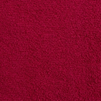 Набор махровых декоративных салфеток Этель "Вид 2" 30х30см-3шт, цвет бордовый, 100% хлопок