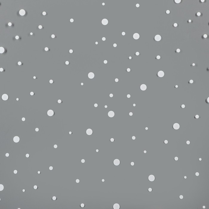 Пленка для цветов Пленка для цветов "Горох" белая 100 см х 5,5 м ± 5%, 200 гр, 40 мкм