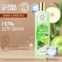 Гель для душа, 250 мл, аромат медового яблока, Новый Год