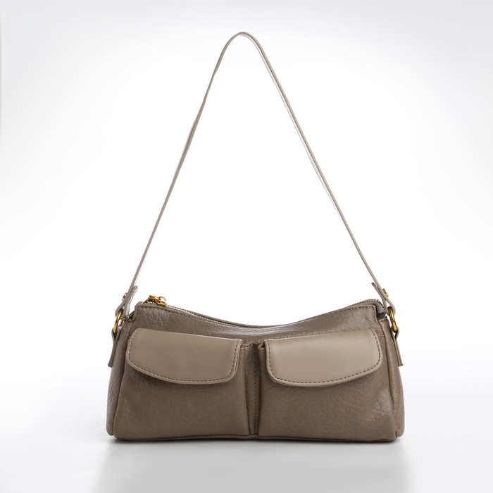 Сумка женская TEXTURA, средний размер, цвет бежево-серый Сумка женская TEXTURA, средний размер, цвет бежево-серый