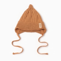 Шапка детская MINAKU р-р 35-40, цвет коричневый Шапка детская MINAKU р-р 35-40, цвет коричневый