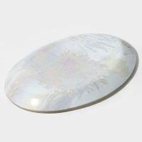 Блюдо сервировочное стеклянное овальное Доляна &laquo;Весенний роман&raquo;, 29,5&times;20,3&times;2,1 см