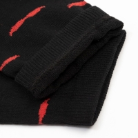 Носки MINAKU &laquo;Усы&raquo;, мужские, цвет чёрный, размер 40-41 (27 см)