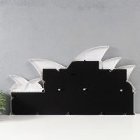 Мультирамка на 7 фото (10х15/5 шт, 10х10/2 шт) пластик, цв. белый Мультирамка на 7 фото (10х15/5 шт, 10х10/2 шт) пластик, цв. белый