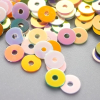 Пайетки "Плоские. Блеск золота. Ассорти блеск" набор 10 гр d-4 мм Пайетки "Плоские. Блеск золота. Ассорти блеск" набор 10 гр d-4 мм