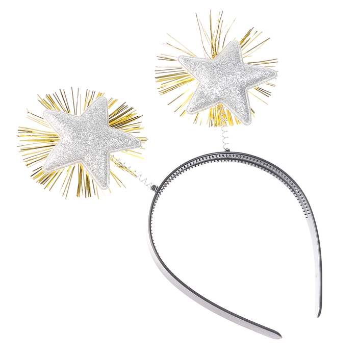 Карнавальный ободок «Звёздочки», цвета МИКС Карнавальный ободок «Звёздочки», цвета МИКС
