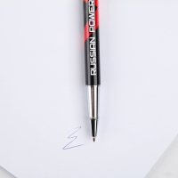 Ручка металл с колпачком &laquo;Russian Power&raquo;, фурнитура серебро, 1.0 мм