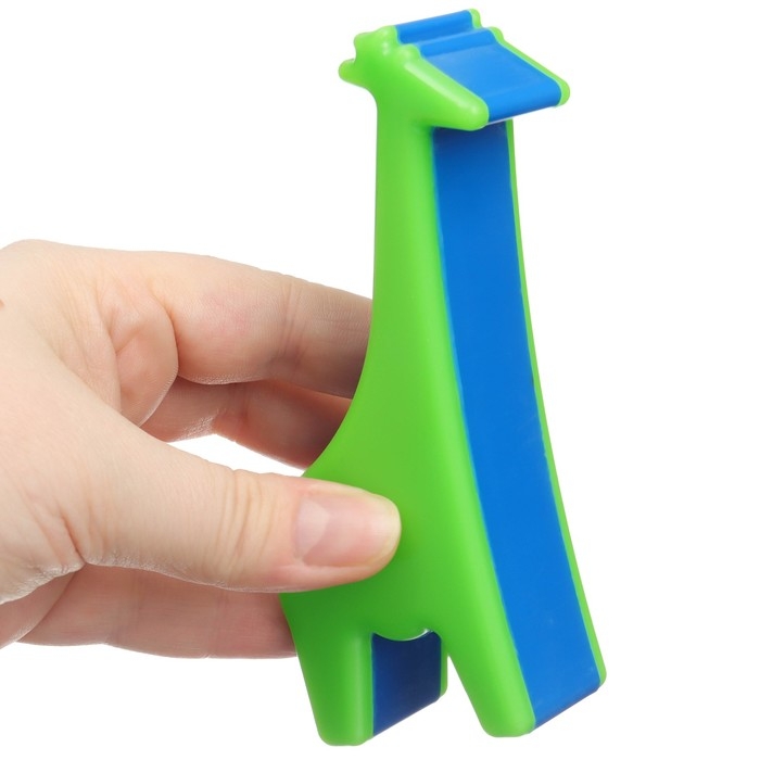 Погремушка «Жирафик», перкуссионный, шейкер, цвет зеленый, Крошка Я Погремушка «Жирафик», перкуссионный, шейкер, цвет зеленый, Крошка Я