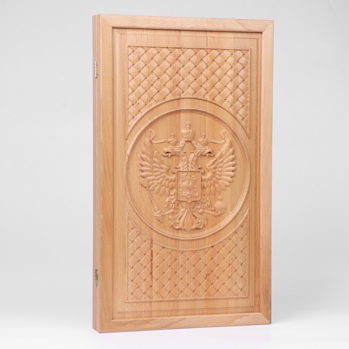 Нарды резные Нарды резные "Россия", маркетри, буковая доска 50 x 59 см