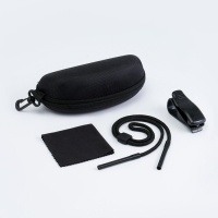 Футляр для очков, салфетка, цепочка, держатель, набор Футляр для очков, салфетка, цепочка, держатель, набор