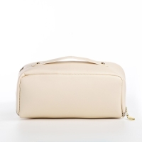 Косметичка на молнии, цвет бежевый Косметичка на молнии, цвет бежевый
