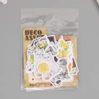 Наклейки для творчества "Коты, жёлтые цветы и фото" 3,5х5 см набор 40 шт 9,4х8,4х0,5 см Наклейки для творчества "Коты, жёлтые цветы и фото" 3,5х5 см набор 40 шт 9,4х8,4х0,5 см