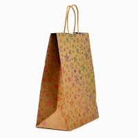 Пакет с клапаном «С Днём рождения», звезды, крафт, глиттер, 19,5 × 10 × 25.2 см Пакет с клапаном «С Днём рождения», звезды, крафт, глиттер, 19,5 × 10 × 25.2 см