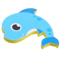 Набор для игры в ванне &laquo;Рыбалка: Веселые рыбки&raquo;, сачок, 3 мягких стикера, виды и цвет МИКС