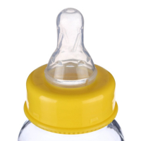 Бутылочка для кормления стекло «Мишка Принц», классическое горло, средний поток, 180 мл., от 3 мес. Бутылочка для кормления стекло «Мишка Принц», классическое горло, средний поток, 180 мл., от 3 мес.