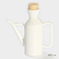 Ёмкости для соусов фарфоровые на подставке из бамбука BellaTenero, 3 предмета: 2 соусника 420 мл, подставка 17×7,2×17 см, цвет белый Ёмкости для соусов фарфоровые на подставке из бамбука BellaTenero, 3 предмета: 2 соусника 420 мл, подставка 17×7,2×17 см, цвет белый