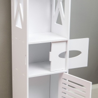 Пенал для ванной комнаты, напольный, 20 х 18 х 80 см, пластик