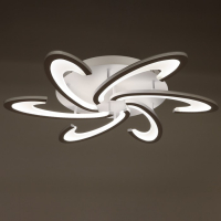 Люстра светодиодная "Анна" LED 108Вт 2700-6400К 7100Лм 70х70х8см Ritter