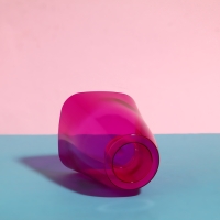 Горшок для орхидей, 1,5 л, 13 × 17 см, пластик, прозрачно-малиновый Горшок для орхидей, 1,5 л, 13 × 17 см, пластик, прозрачно-малиновый