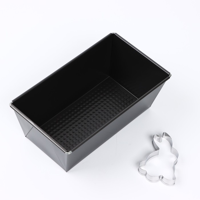 Новый год. Набор для выпечки кекса &laquo;Зайка&raquo;, 2 предмета