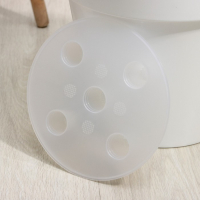 Кашпо для цветов со вставкой &laquo;Порто&raquo;, 15 л, цвет белый