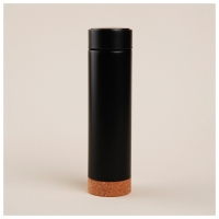 Термос с термометром Sima-Land Home, 500 мл, цвет чёрный