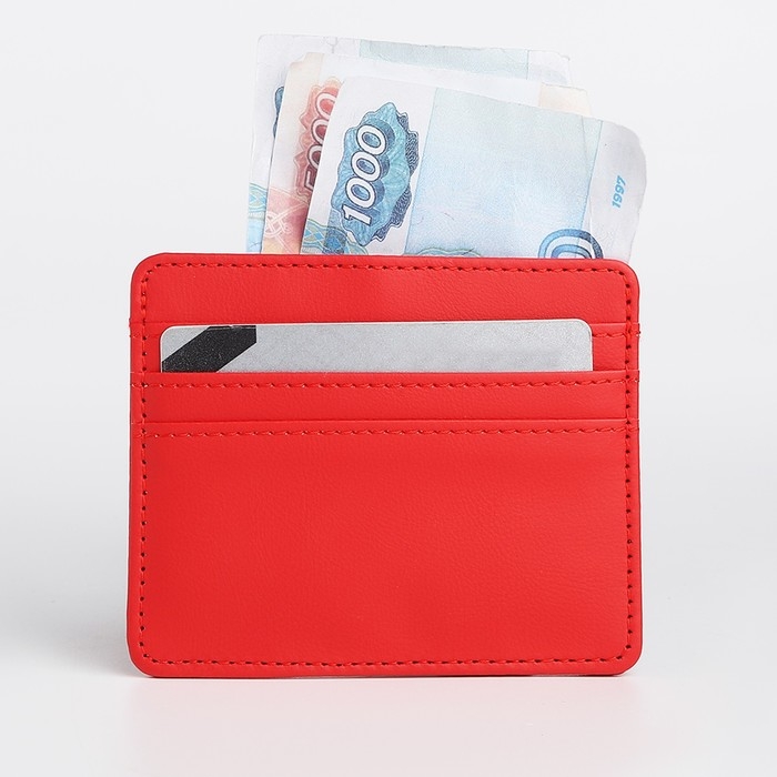 Картхолдер, цвет красный Картхолдер, цвет красный