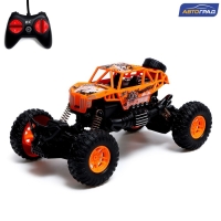 Джип радиоуправляемый &laquo;Краулер&raquo;, 1:18, работает от батареек, цвет оранжевый