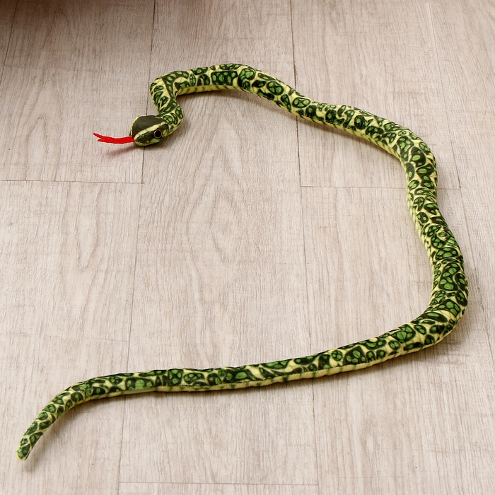 Мягкая игрушка &laquo;Змея&raquo;, 108 см, цвет зелёный