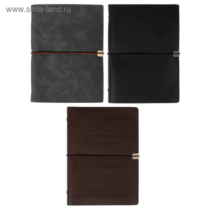 Органайзер на кольцах "Стиль" А5, 90 листов в линейку, на резинке, обложка ЛАЙТ, МИКС