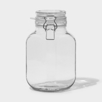 Банка для сыпучих продуктов стеклянная &laquo;Прозрачная&raquo;, 1.5 л