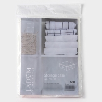 Кофр для хранения вещей LaDо́m, 45×30×20 см, цвет белый Кофр для хранения вещей LaDо́m, 45×30×20 см, цвет белый