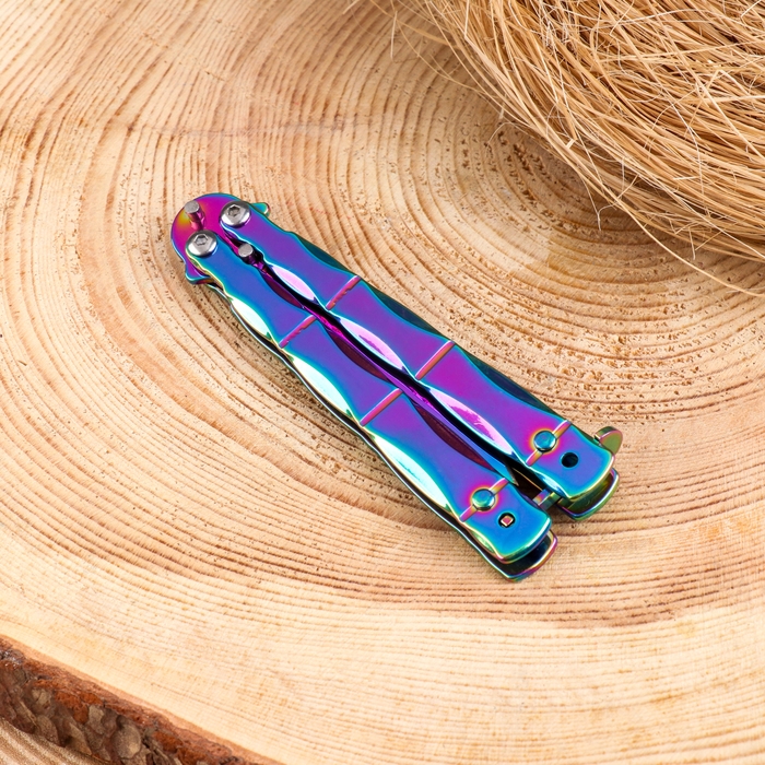 Нож-бабочка Нож-бабочка "Градиент" 17см, клинок 74мм/2мм