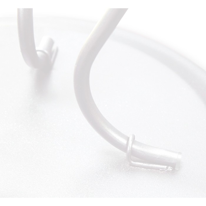 Столик журнальный, 400х400х450, Белый муар