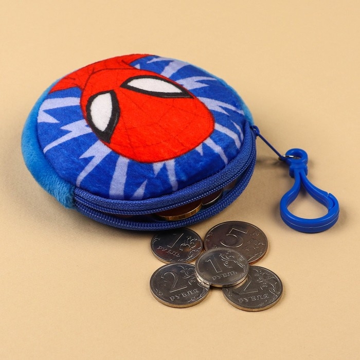 Кошелек плюшевый круглый, Человек паук Кошелек плюшевый круглый, Человек паук