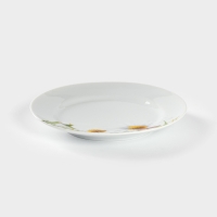 Тарелка фарфоровая &laquo;Ромашка&raquo;, d=17 см, цвет белый