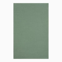 Новогодний подарок. Набор кухонных полотенец Доляна, цвет хаки, 35х60 см - 4шт, 100% хл, вафля 220 г/м2