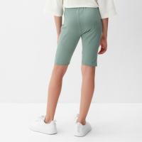 Велосипедки для девочки MINAKU, цвет оливковый, рост 158