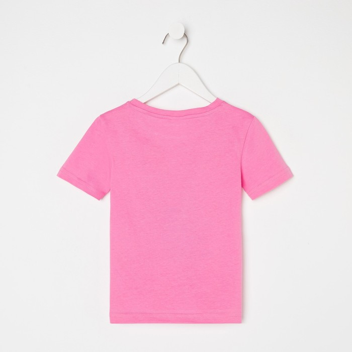 Футболка детская KAFTAN "Лапуля" р.32 (110-116), розовый