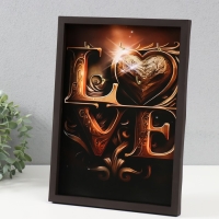 Ключница открытая "Love" 5 крючков, 23х32 см Ключница открытая "Love" 5 крючков, 23х32 см