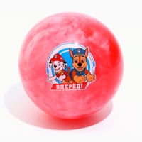 Мяч детский Paw Patrol &laquo;Вперед&raquo;, 16 см, 50 г, мрамор, МИКС