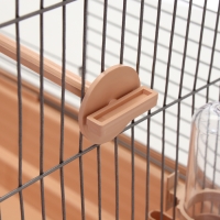 Клетка для птиц "Пижон" №104-Б, разборная, 2 секции, 58 х 40 х 88см, бежевая Клетка для птиц "Пижон" №104-Б, разборная, 2 секции, 58 х 40 х 88см, бежевая