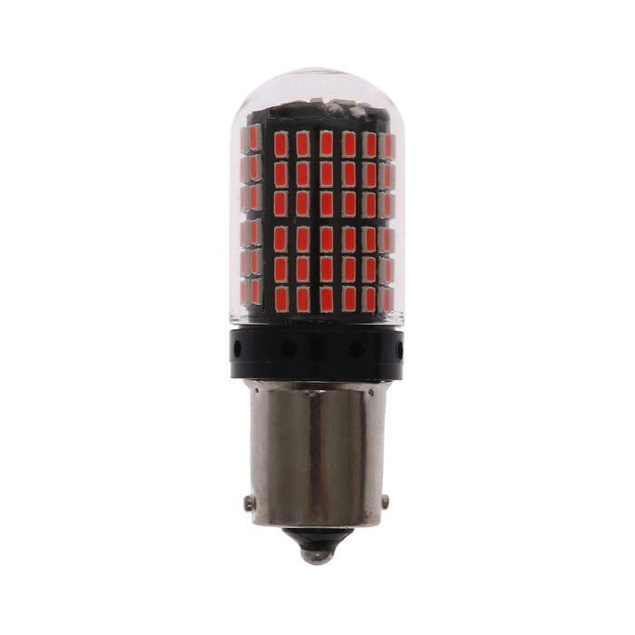 Автолампа светодиодная P21W 1156, 144 SMD, 12 В, CanBus, свет красный Автолампа светодиодная P21W 1156, 144 SMD, 12 В, CanBus, свет красный